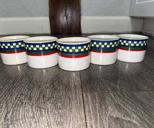 Bob Timberlake Ella’s Rooster 106 Mugs Set of 5 International Tableworks Vintage